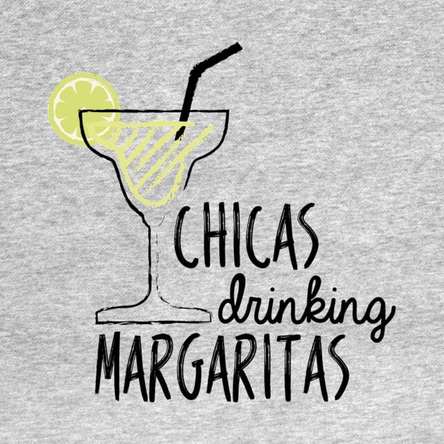 Chicas Drinking Margaritas by RobinBobbinStore